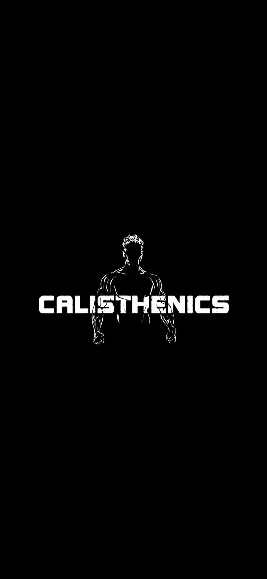 Calisthenics Workout Motivation Black And White Muscle Man Silhouette, Calisthenics, symbol, art HD phone wallpaper