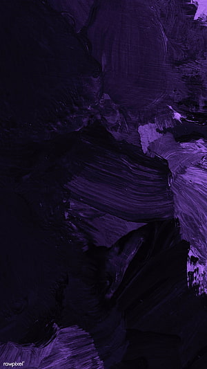 Dark Purple Abstract Oil Painting Texture With Thick Brush Strokes And Deep Violet Hues HD phone wallpaper