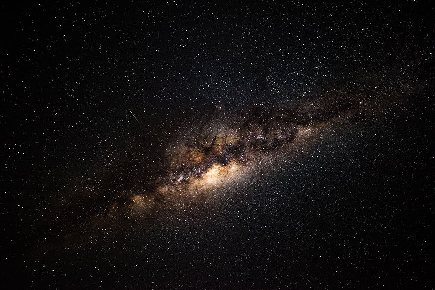 Stunning Milky Way Galaxy Core with Dense Star Fields and Cosmic Dust Lanes HD wallpaper