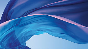 Flowing Blue Silk Fabric Abstract Minimalist Desktop Background HD wallpaper