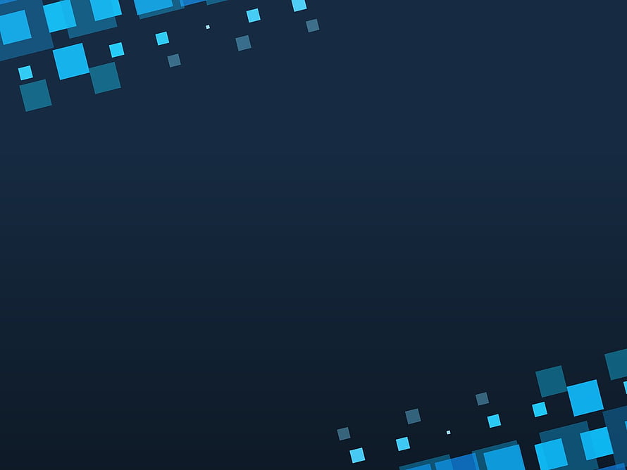 Abstract Blue Geometric Squares on Dark Navy Background HD wallpaper