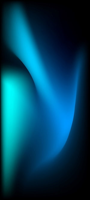 Abstract Blue and Teal Gradient Wallpaper with Smooth Curves HD phone wallpaper