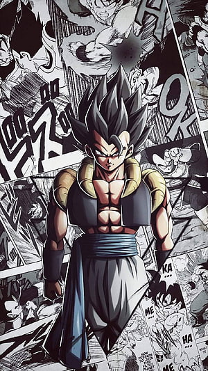 Vegeta Super Saiyan Manga Style Wallpaper, Gogeta Dragon Ball Z - : HD phone wallpaper