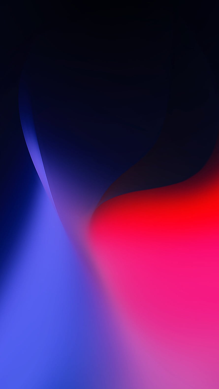 Abstract Gradient Flow with Deep Blue and Vibrant Pink Light on Dark Background HD phone wallpaper