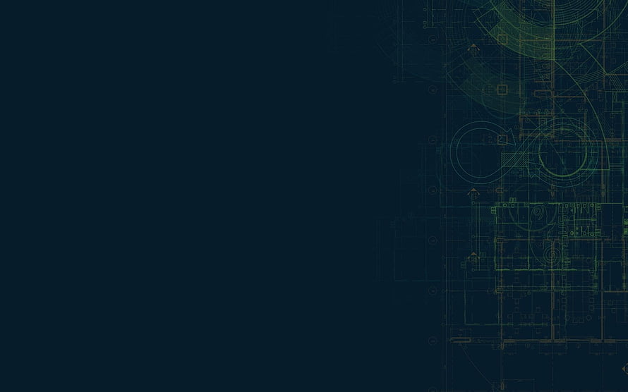 Dark Navy Blueprint Schematic with Technical Circuit Diagrams and Geometric Line Art HD wallpaper