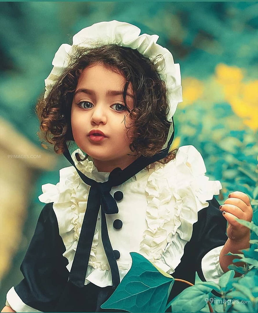 Anahita Hashemzadeh in Vintage Maid Costume with Ruffled Bonnet and Black Dress HD phone wallpaper