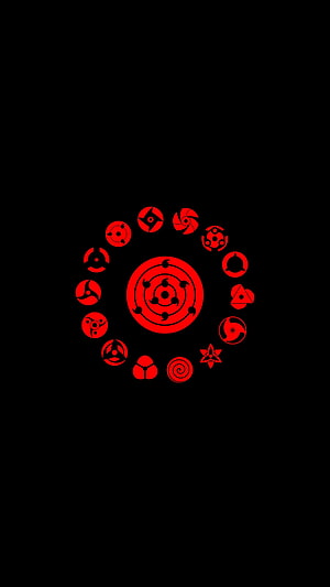 Naruto Sharingan Evolution Cycle Wallpaper HD phone wallpaper