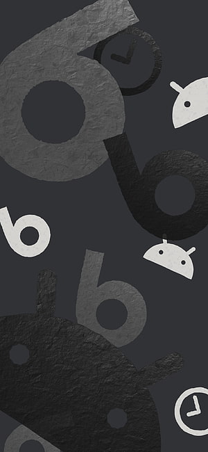 Android 12 Material You abstract wallpaper with crumpled paper texture and monochrome palette HD phone wallpaper