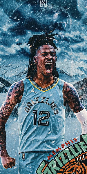 Ja Morant Memphis Grizzlies Basketball Player Wallpaper HD phone wallpaper