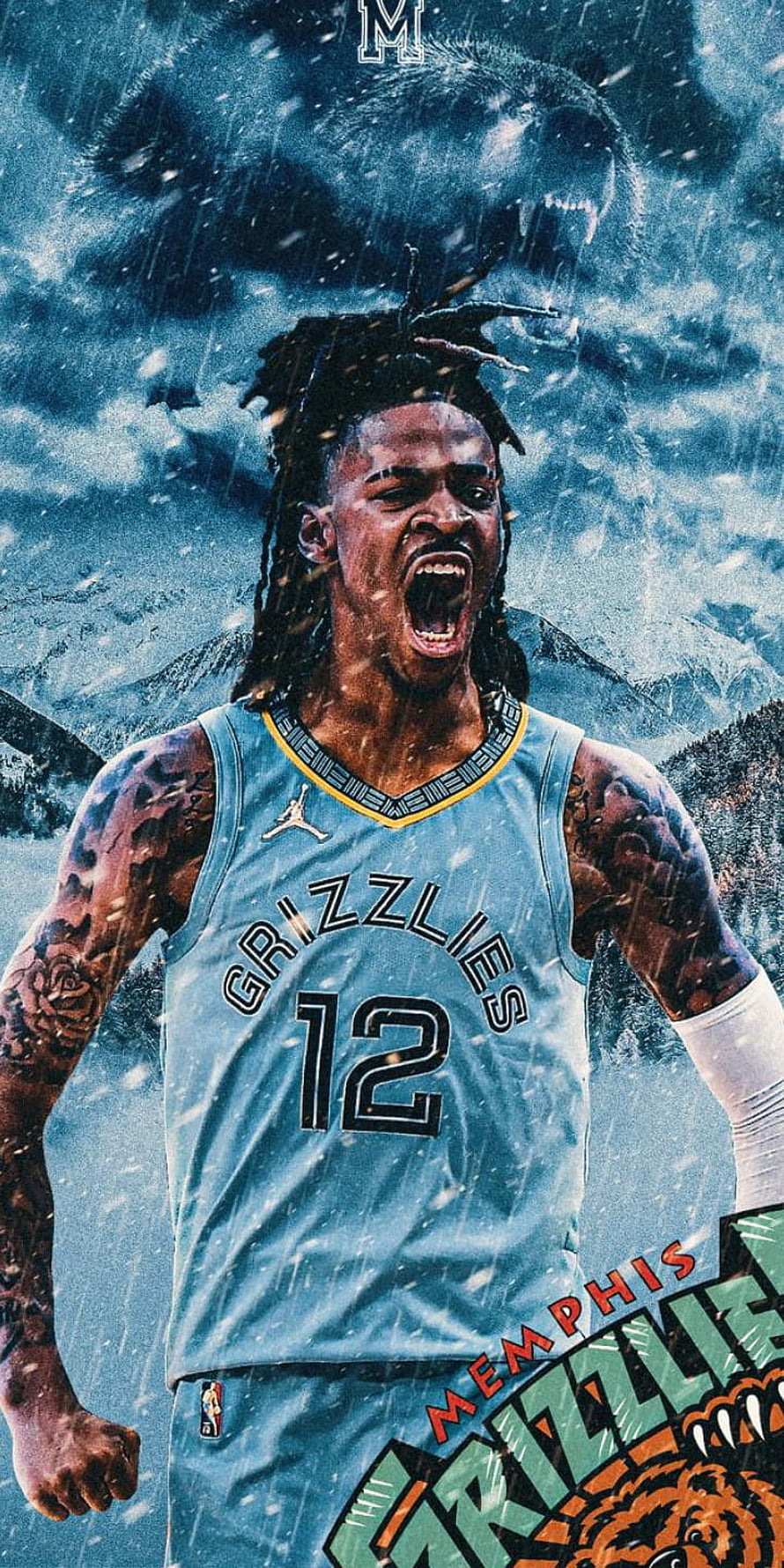 Ja Morant Memphis Grizzlies Basketball Player Wallpaper HD phone wallpaper