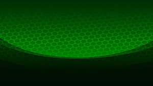 Dark Green Abstract Background with Geometric Dot Pattern and Curved Horizon HD wallpaper