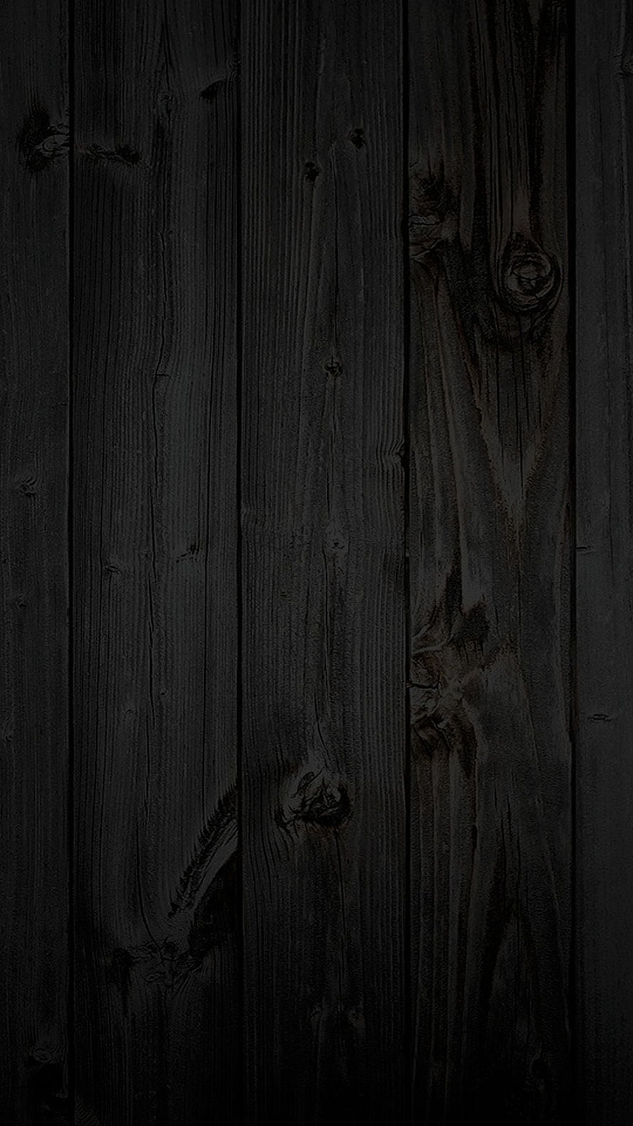 Dark Charred Wood Plank Texture with Natural Grain and Knots HD phone wallpaper