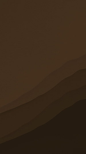 Dark Brown Gradient Abstract Background with Soft Wavy Layers HD phone wallpaper