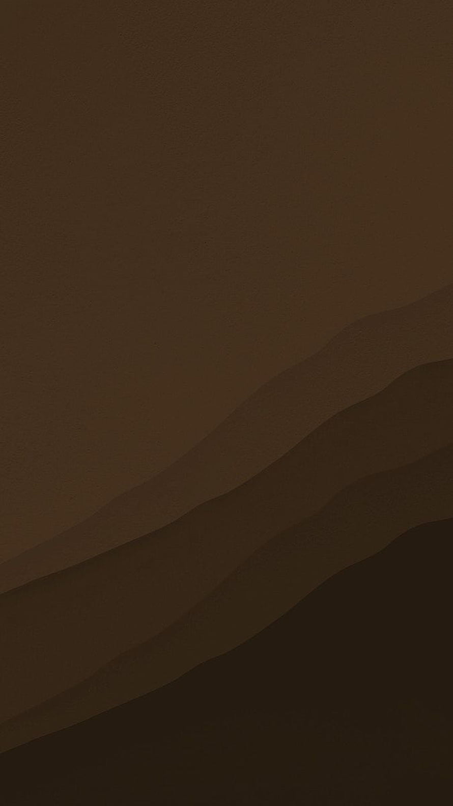 Dark Brown Gradient Abstract Background with Soft Wavy Layers HD phone wallpaper