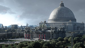 The Man in the High Castle Imperial Berlin Architecture Concept Art, The Man in the High Castle: A TV Series with Substance HD wallpaper