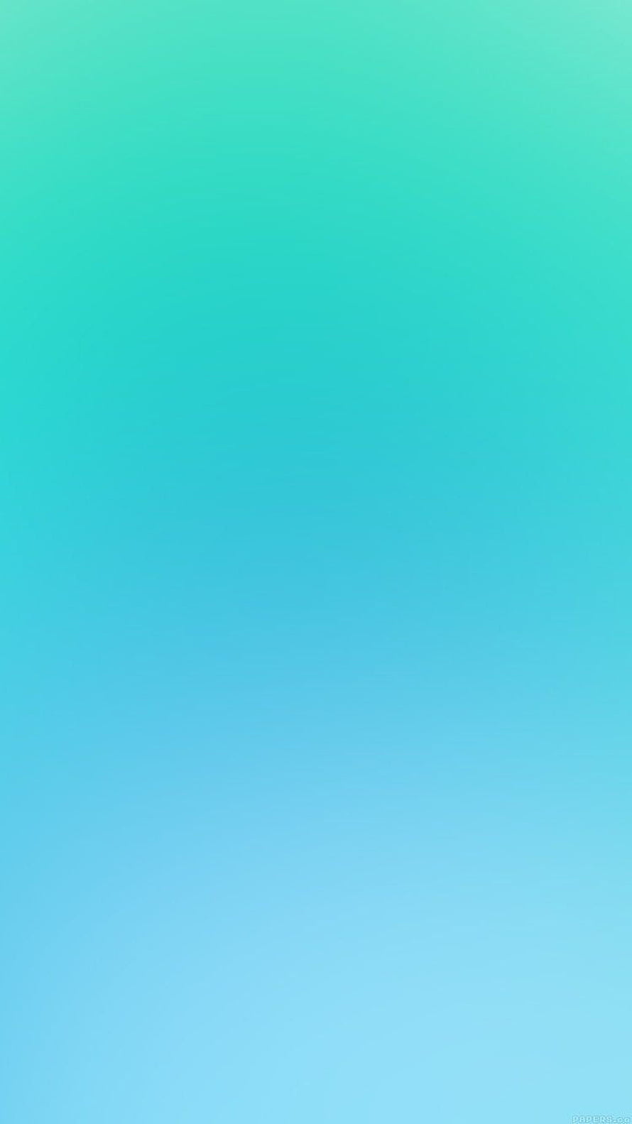 Mint to Sky Blue Vertical Gradient Minimalist Abstract Background HD phone wallpaper