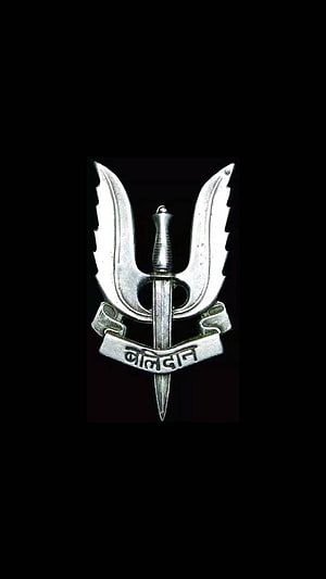 Sikh Khanda Symbol Silver Metal Emblem With Sword And Double-Edged Swords HD phone wallpaper