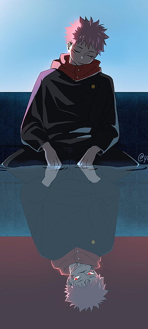 Sukuna Reflection Anime Wallpaper HD phone wallpaper