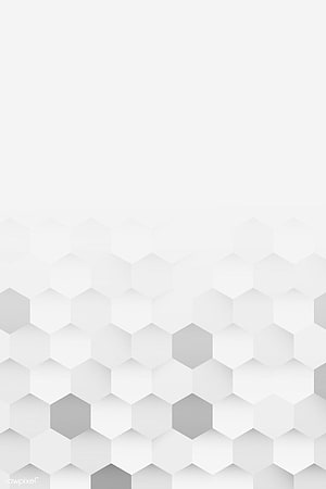 Minimalist White and Gray Hexagon Pattern Background with Subtle Depth HD phone wallpaper