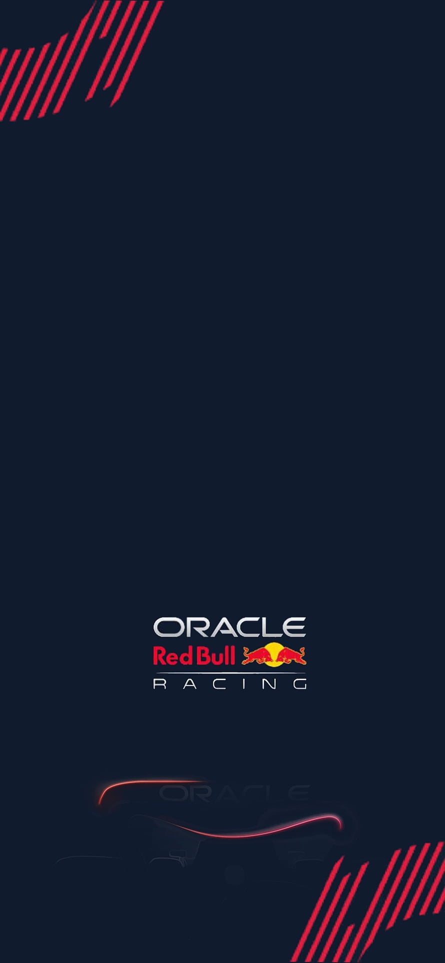 Oracle Red Bull Racing F1 Team Logo Wallpaper Dark Blue Background HD phone wallpaper