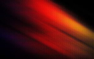Abstract Hexagonal Mesh Background With Vibrant Red Orange And Purple Gradient HD wallpaper