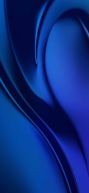 Abstract Blue Curved 3D Shapes Wallpaper HD phone wallpaper
