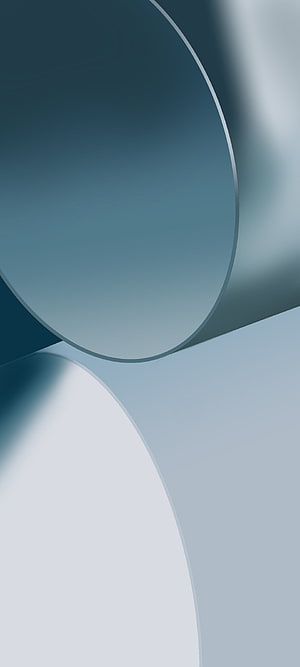 Minimalist Abstract Geometric Shapes in Soft Blue and White Tones HD phone wallpaper