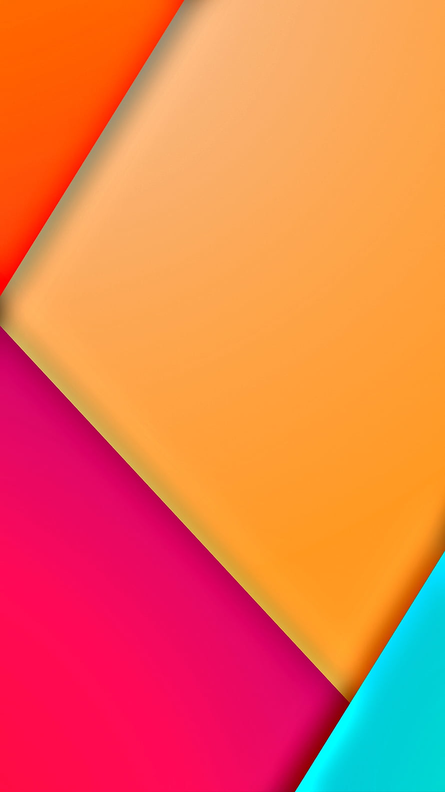 Vibrant Geometric Material Design Abstract Wallpaper with Layered Colorful Shapes HD phone wallpaper