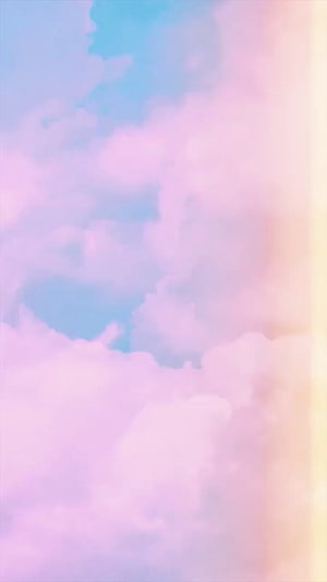 Dreamy Pastel Clouds Sky Wallpaper With Soft Pink And Blue Hues HD phone wallpaper