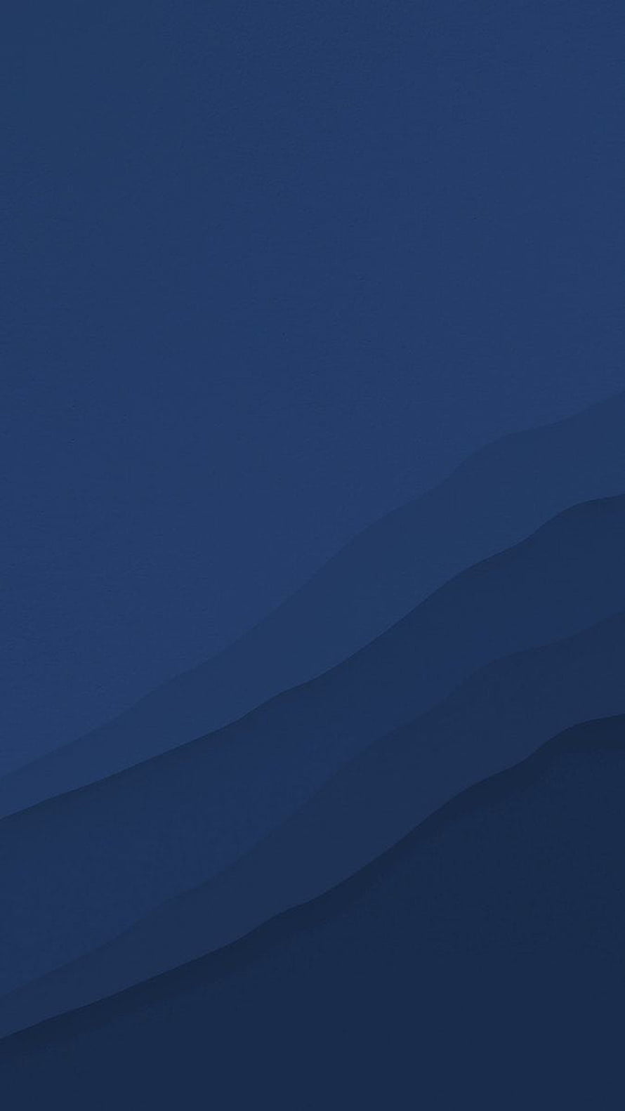 Minimalist Navy Blue Abstract Wave Pattern with Soft Gradient Layers HD phone wallpaper
