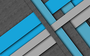 Modern Geometric Abstract Wallpaper With Diagonal Blue Grey And Cyan Striped Paper Texture HD wallpaper