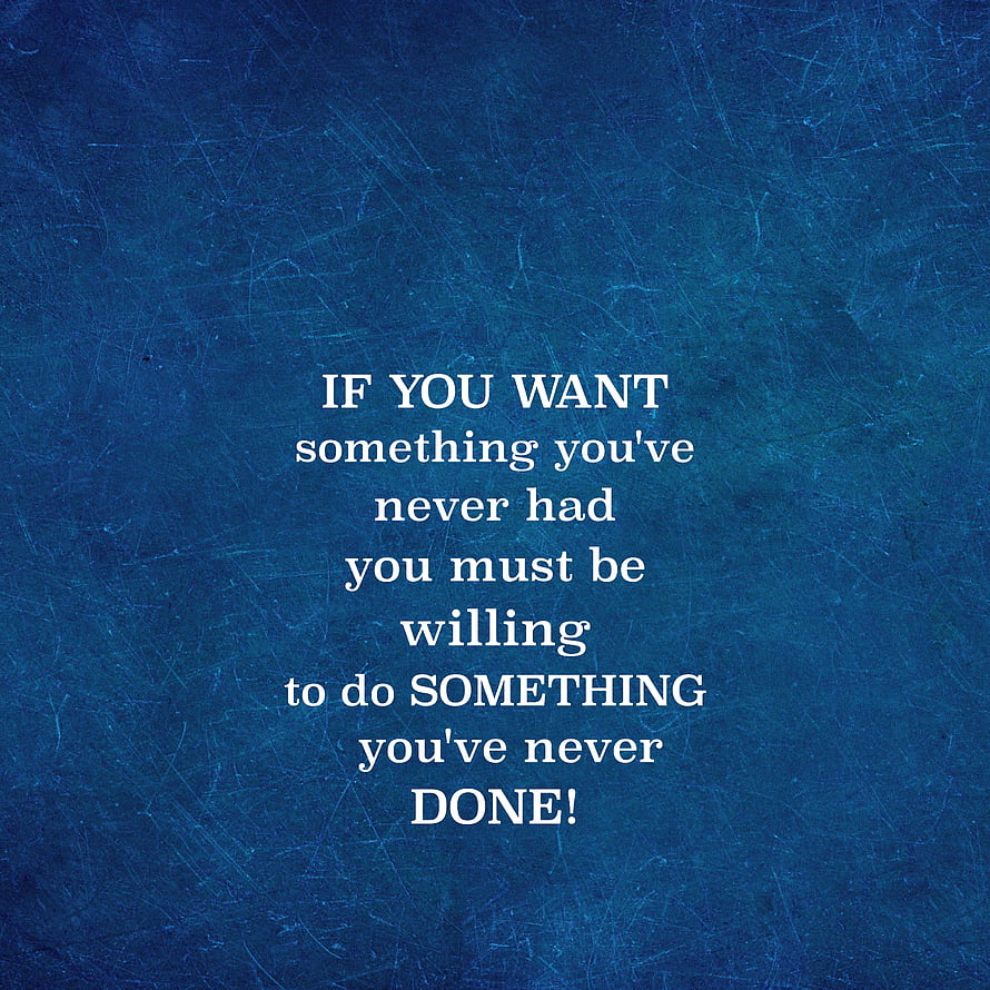 Inspirational Quote About Taking Risks On Textured Blue Background HD phone wallpaper