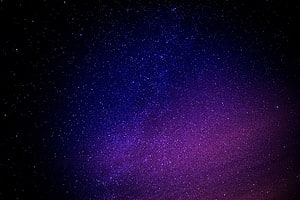 Vibrant Purple and Blue Starry Night Sky with Dense Galaxy Nebula and Cosmic Dust HD wallpaper