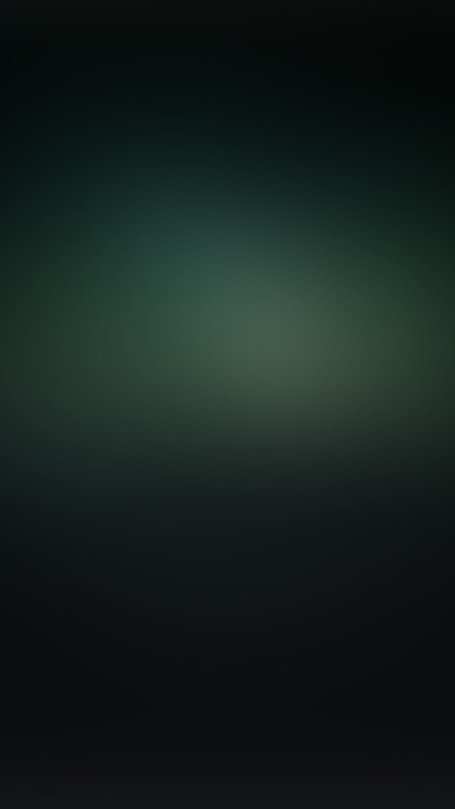 Dark Green Gradient Fog with Soft Central Glow and Minimalist Night Atmosphere HD phone wallpaper