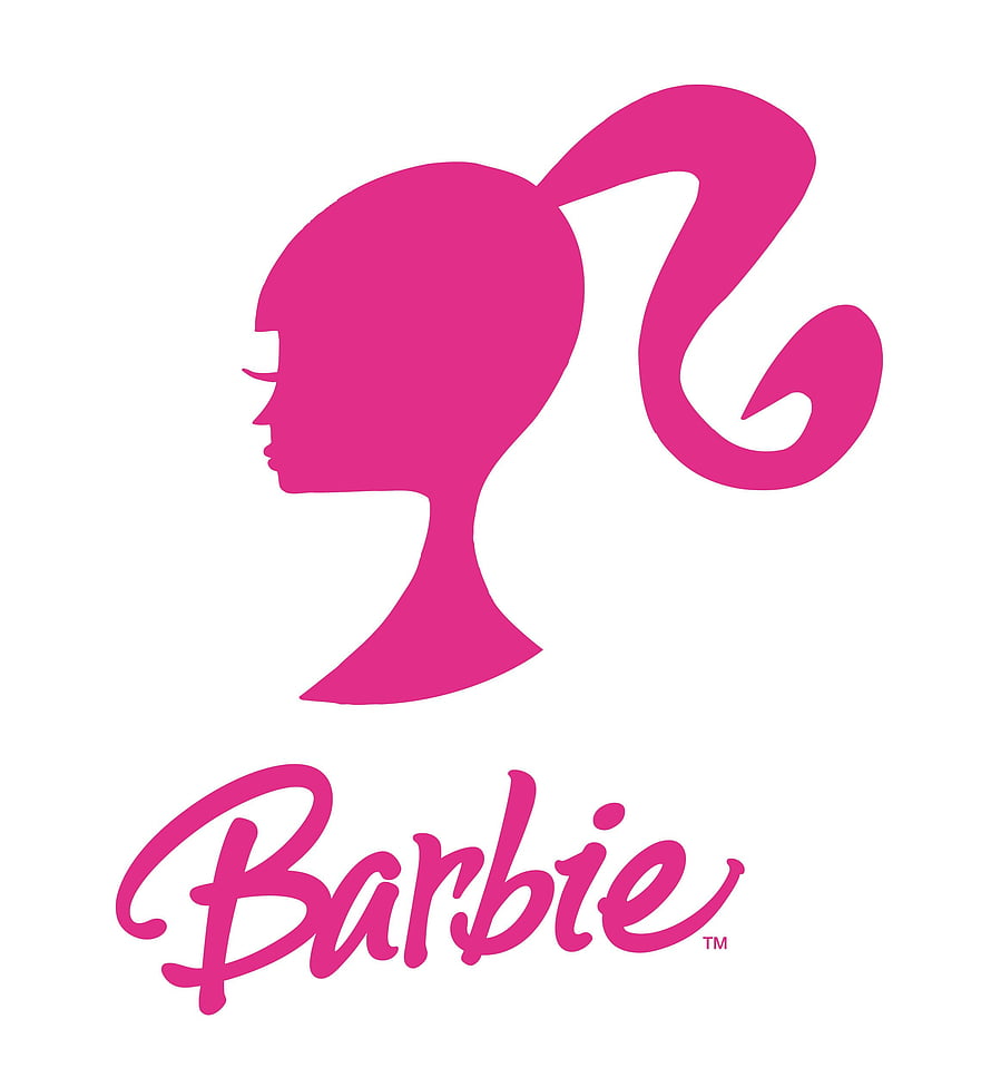Classic Barbie Logo Pink Silhouette Profile Icon HD phone wallpaper