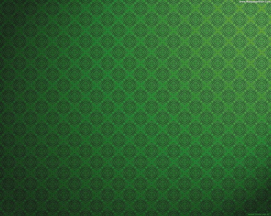 Green Islamic Geometric Pattern with Intricate Lattice Design and Gradient Tones HD wallpaper