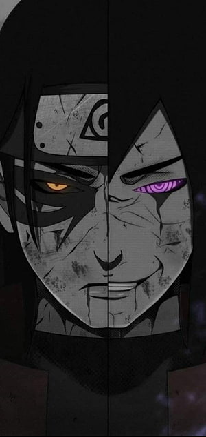 Madara Uchiha Anime Portrait With Sharingan And Rinnegan Eyes HD phone wallpaper