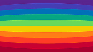 Vibrant Curved Rainbow Stripes Abstract Gradient Background HD wallpaper