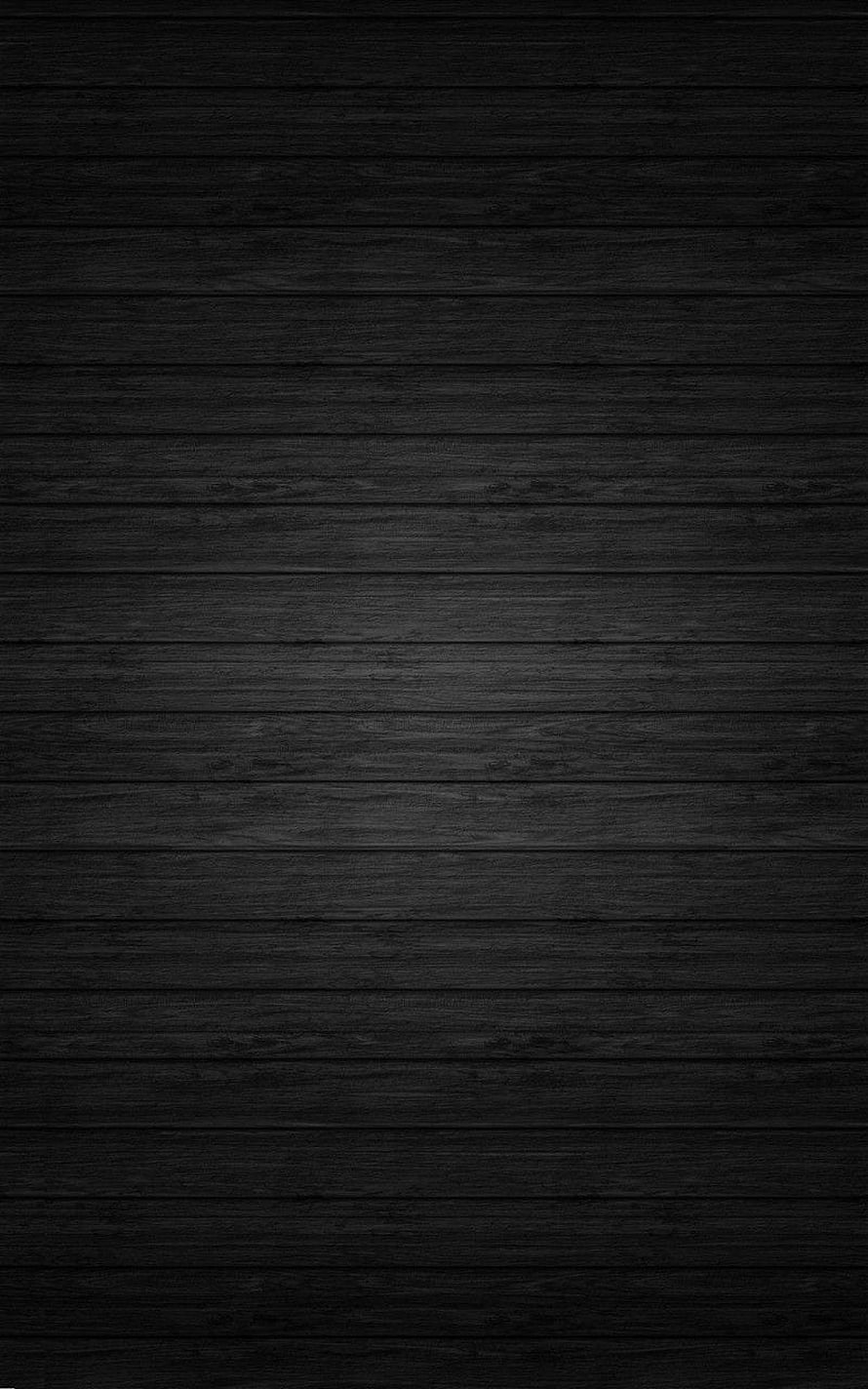 Dark Charcoal Wood Plank Texture with Subtle Grain and Horizontal Lines HD phone wallpaper