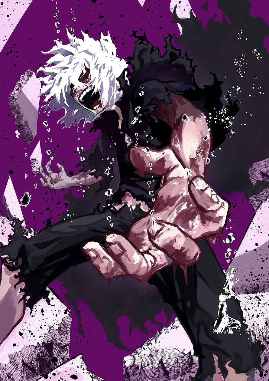Bleach Yhwach Anime Character Artwork Purple Background HD phone wallpaper