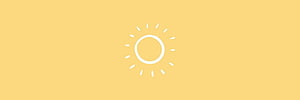 Minimalist White Sun Icon on Soft Yellow Background for Social Media Banners HD wallpaper