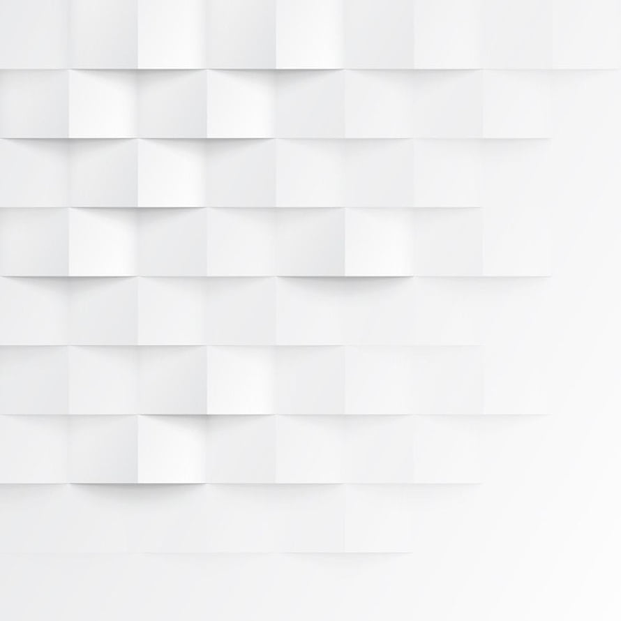 Minimalist White Geometric 3D Pattern with Soft Shadows and Clean Lines HD phone wallpaper