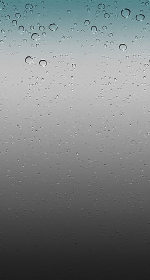 Raindrops on Glass with Soft Gradient Background HD phone wallpaper