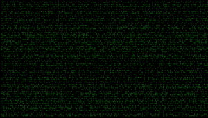 Green Binary Code Matrix Digital Data Stream on Black Background HD wallpaper