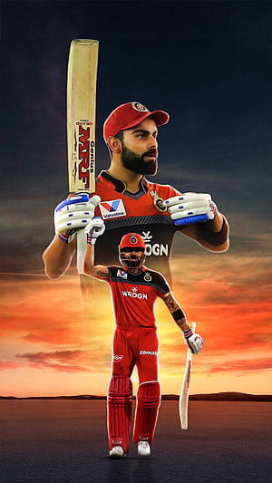 Virat Kohli Royal Challengers Bangalore Cricket Player Wallpaper HD phone wallpaper