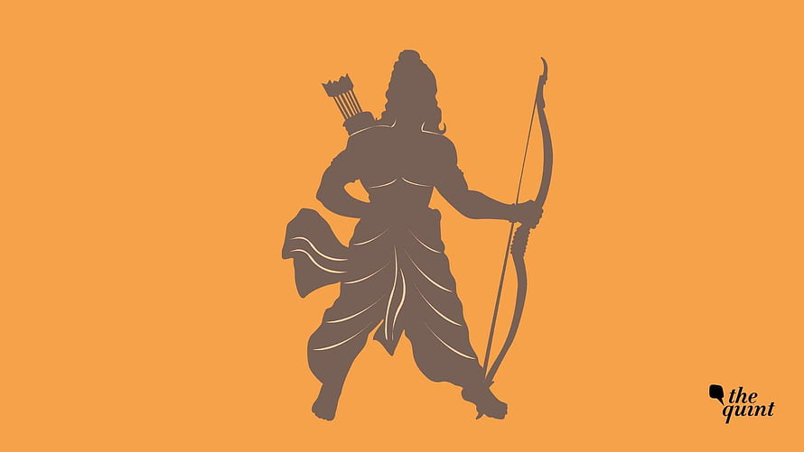 Silhouette of a Warrior Archery Figure Holding a Bow and Quiver on Orange Background HD wallpaper