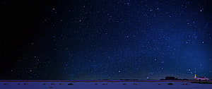 Homer Simpson Gazing at the Starry Night Sky in a Desert Landscape HD wallpaper