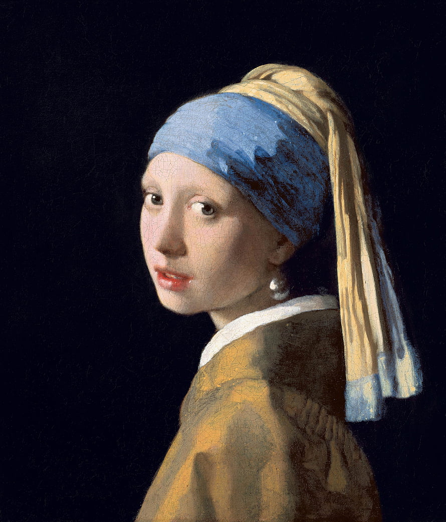 Girl With A Pearl Earring by Johannes Vermeer Classic Dutch Portrait Painting HD phone wallpaper