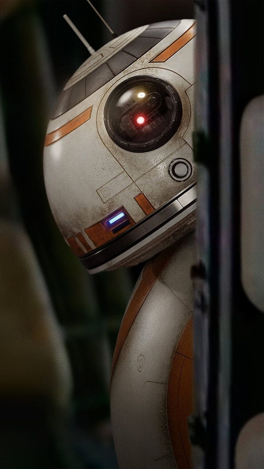BB-8 Droid Close-Up from Star Wars The Force Awakens HD phone wallpaper