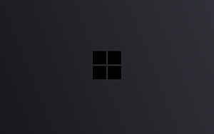 Windows 10 Logo Minimalist Dark Background HD wallpaper